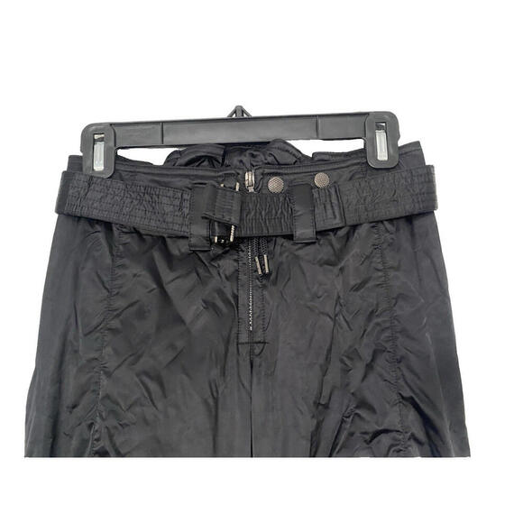 JET SET JSX St Moritz Women's Sz 0 XS Black Nylon Belted Snow Board Ski Pants - Picture 5 of 9